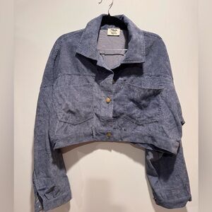 Blue Corduroy Jacket by Made With Love